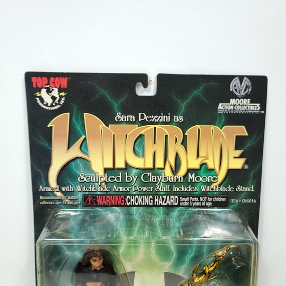 Top Cow Moore Action Collectibles Golden Witchblade Action Figure NEW - Picture 3 of 4